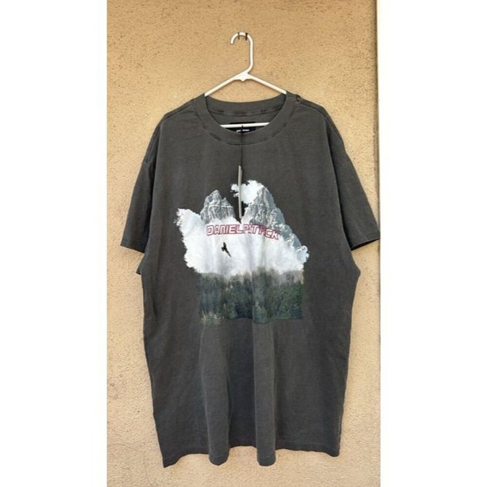 Daniel Patrick Shirt Men's 3XL Dark Grey Mountains New Designer
